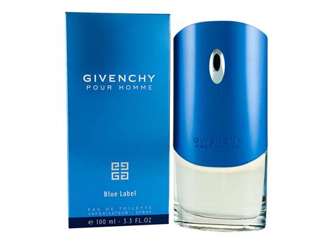 givenchy blue label eau de toilette spray 50ml|givenchy perfume pour homme.